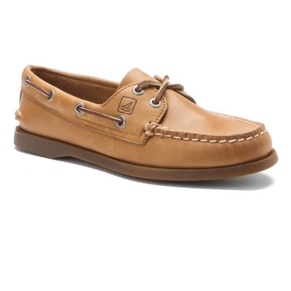 Plain brown sperries- like new